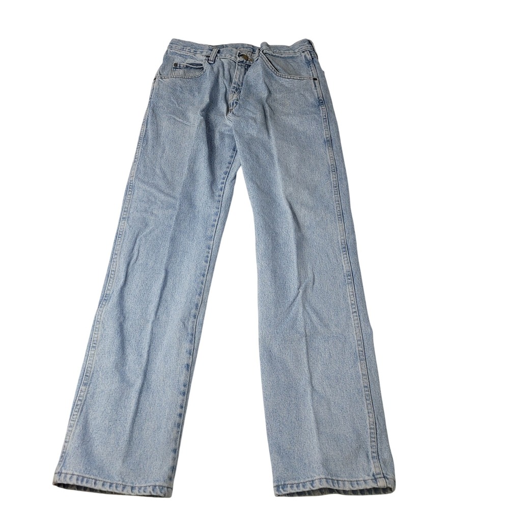 Wrangler Regular Fit Light Wash Blue Denim Jeans 33x32 96501SL Mens